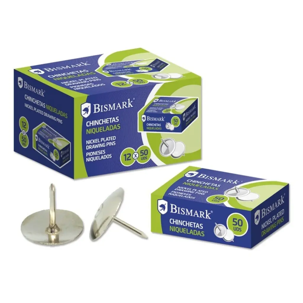 [318392] CHINCHETAS NIQUEL 50 UDS. BISMARK