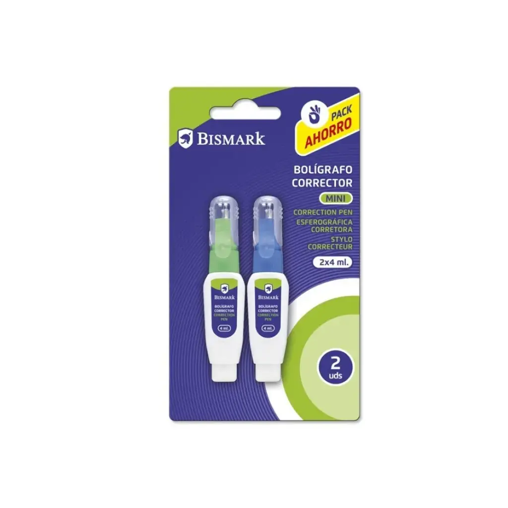 CORRECTOR LIQUIDO BISMARK MINI 4ml - UNIDAD