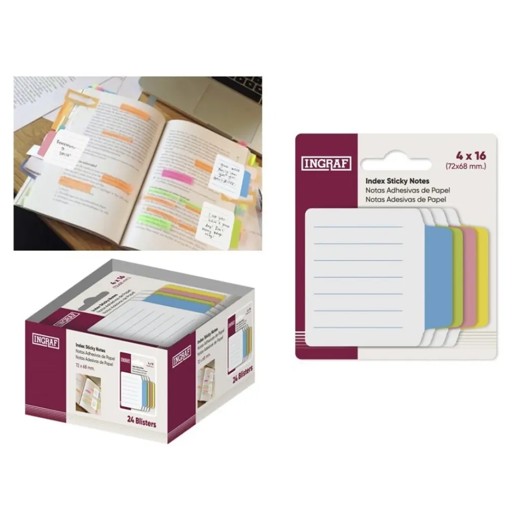 GUIAS ADHESIVAS PAPEL INDICE INGRAF