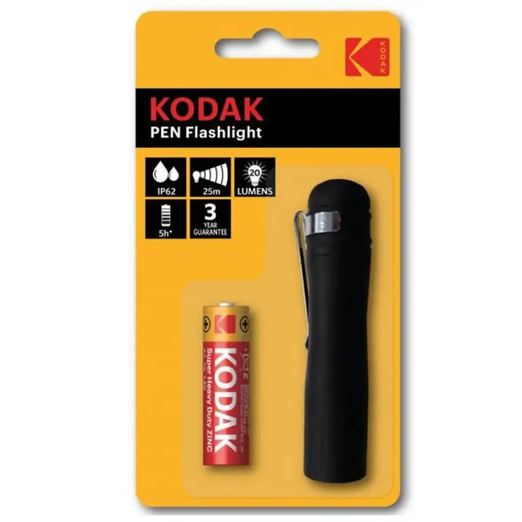 LINTERNA PEN FLASHLIGHT LED KODAK 20 LUMENS IP62
