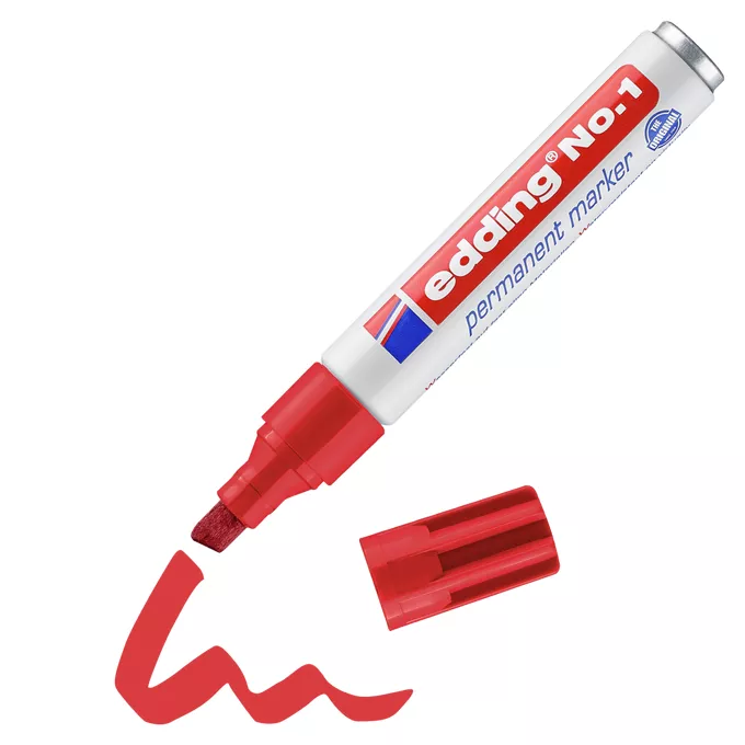 MARCADOR PERMANENTE EDDING NO.1MINI ROJO 1-5MM