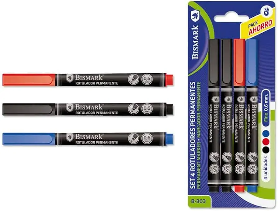 ROTULADOR PERMANENTE BISMARK S 0,6MM