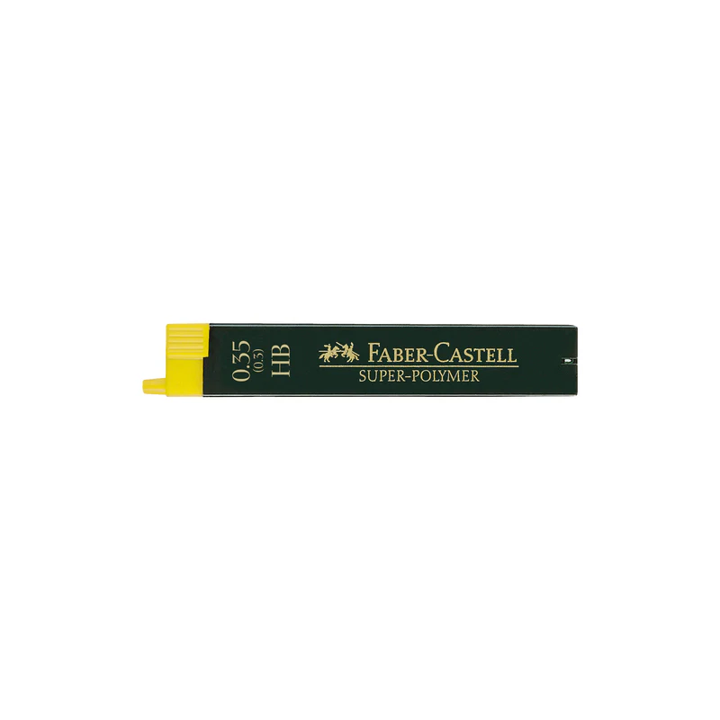 MINAS SUPER-POLYMER GRAFITO ESTUCHE FABER CASTELL