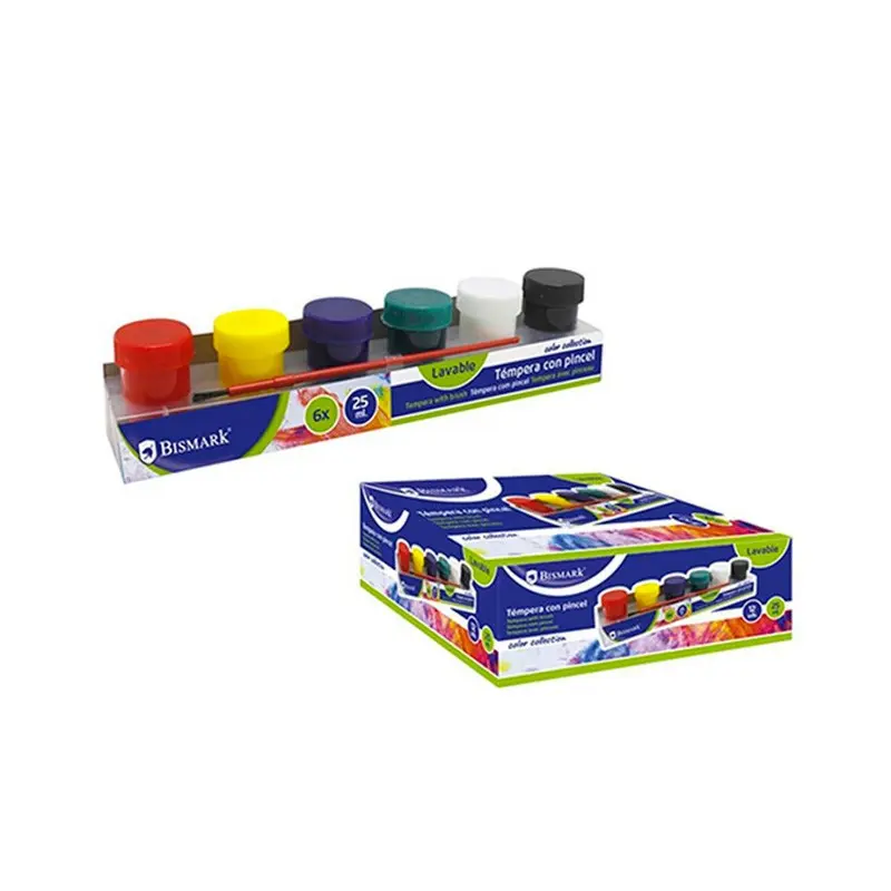 TÉMPERA LAVABLE CON PINCEL