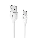 CABLE CARGA RAPIDA 3A Y DATOS 1M USB A USB TIPO-C BLANCO AVANT