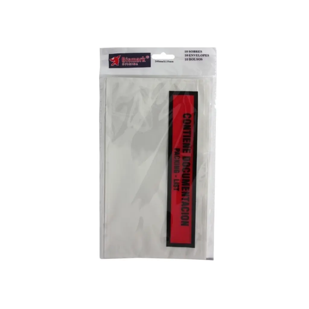 [318174]  SOBRE PACKING LIST 240X135 MM. BLISTER 10 UDS. 