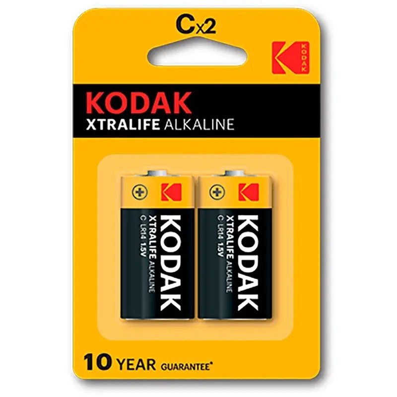 PILAS ALCALINA KODAK XTRALIFE LR14 C (PÀCK 2)
