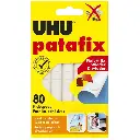 UHU MASILLA DE FIJACIÓN PATAFIX ADHESIVO REMOVIBLE 80 PASTILLAS