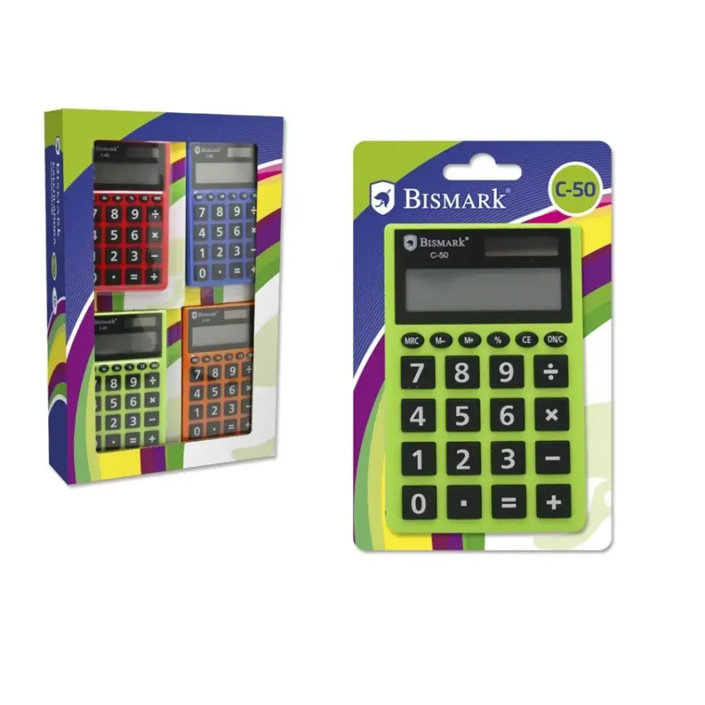 CALCULADORA BISMARK C-50. 8 DIGITOS 