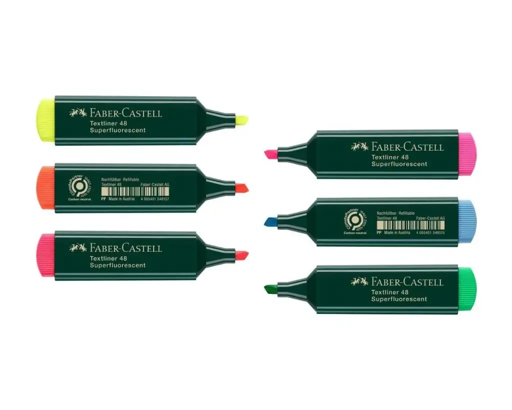 MARCADOR PASTEL TEXTLINER 46 - FABER CASTELL -