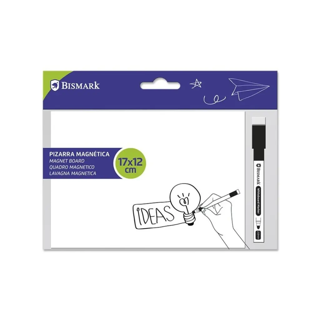 [329997] PIZARRA MAGNETICA CON ROTULADOR (17 mm x 12 cm)
