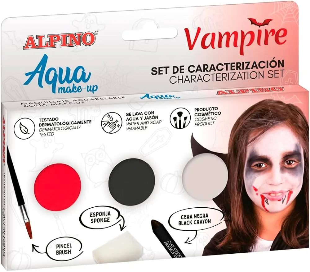 MAQUILLAJE AL AGUA SET DE CARACTERIZACIÓN - ALPINO -