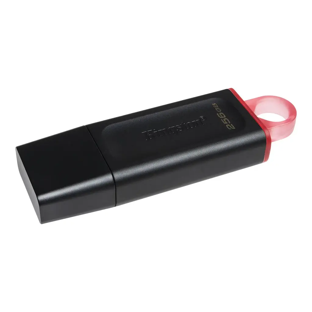 PENDRIVE DATATRAVELER EXODIA USB 3.2 256GB CON TAPA PROTECTORA Y RANURA PARA COLGAR NEGRO/ROSA   - KINGSTON - 