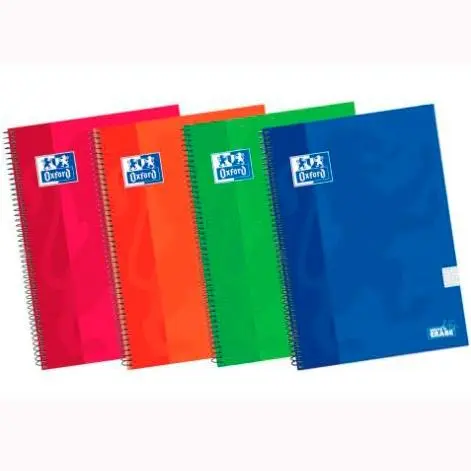 CUADERNO ESPIRAL CLASSIC WHITE&ERASE 80H 4º 90GR 4X4 TAPA EXTRADURA  - OXFORD -