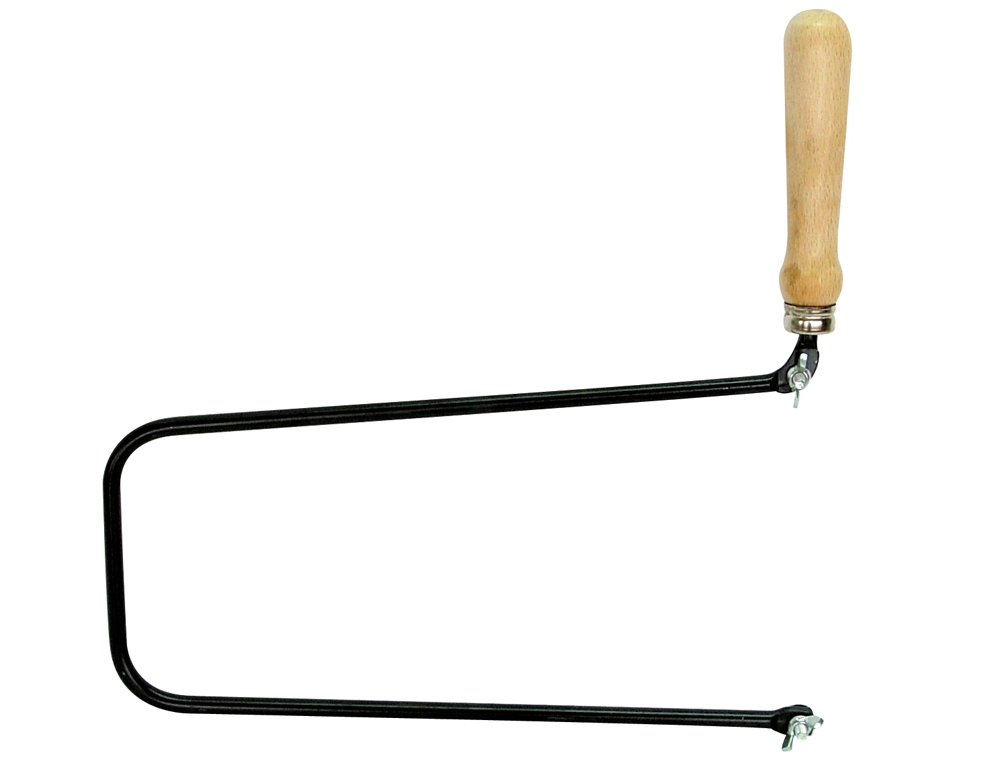 Arco de segueta grande 130x270 mm de calado mango de madera