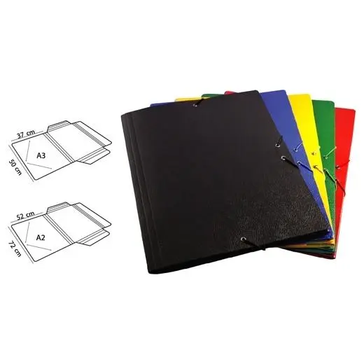 CARPETA A2 CARTON COMPACTO GOFRADO Nº12 GOMA SENCILLA 72X52 CM AZUL - MARIOLA -