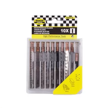 JUEGO DE HOJAS SIERRA DE CALAR PARA MADERA VASTAGO U (PACK 10)