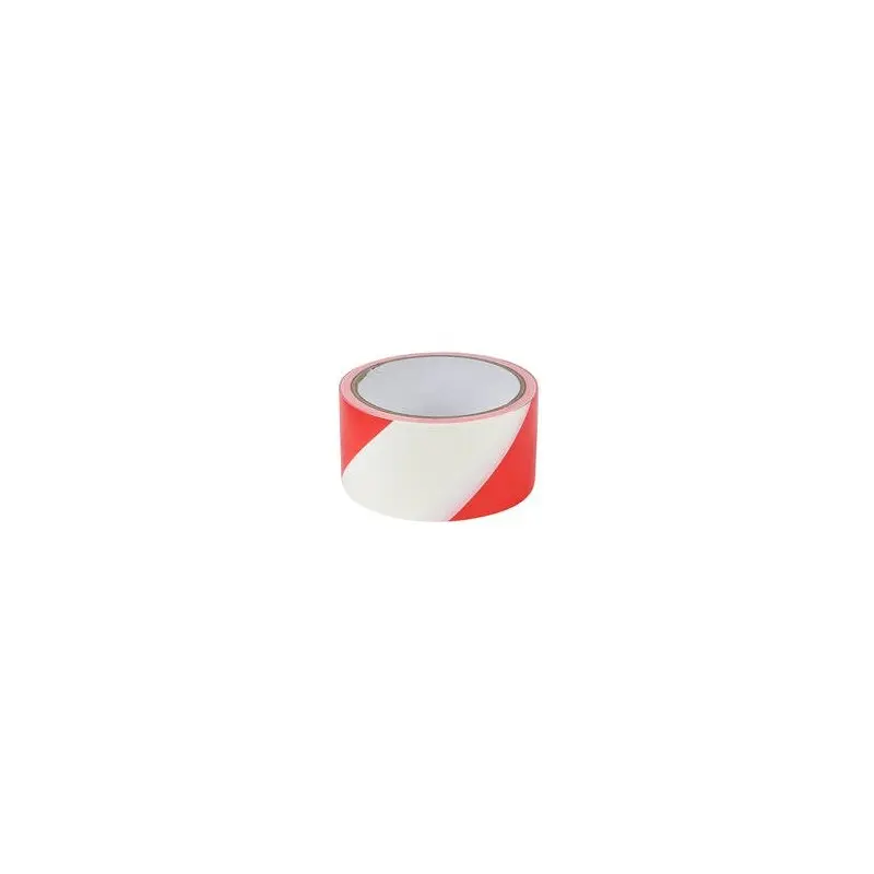 [1928/BS] CINTA ADHESIVA SEÑALIZAR ROJA/BLANCO 25M x 48MM