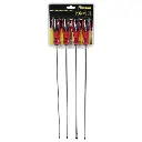 JUEGO 4 DESTORNILLADORES EXTRA LARGOS -BENSON -