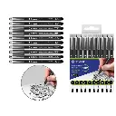 SET ROTULADORES CALIBRADOS 10 UNIDADES