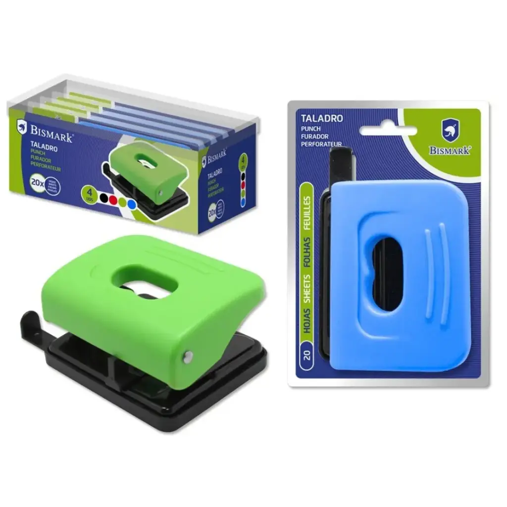 TALADRO 20 HOJAS SHINY COLOR - BISMARK -