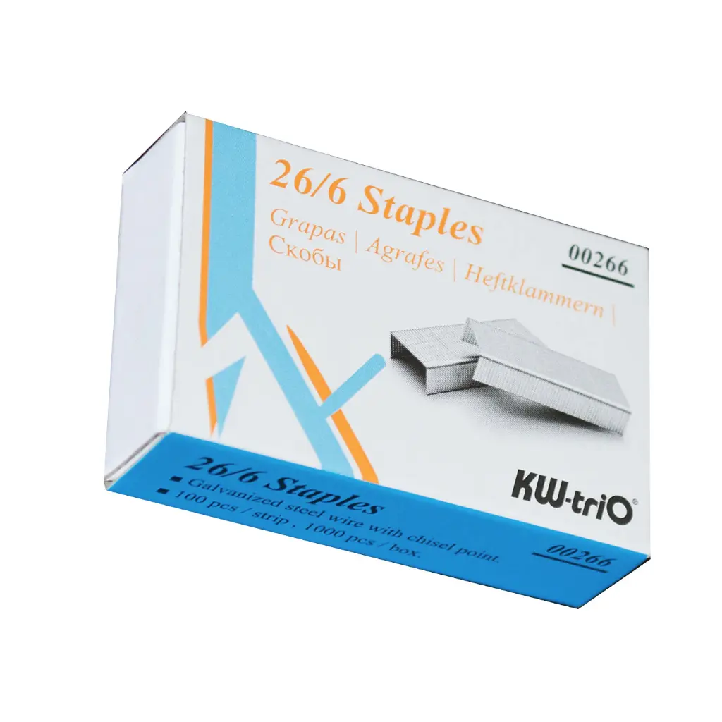 [0266] KW-Trio   grapas 26/6 box 1000 ud.