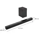 BARRA DE SONIDO CON BLUETOOTH PANASONIC SC-HTB150/ 100W/ 2.1