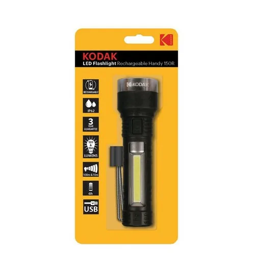 [30419476] LINTERNA RECARGABLE USB HANDY LED KODAK 100R IP62 100 LUMENS