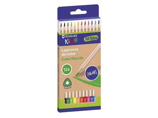 [330155] NATURAL COLOR LAPICEROS MADERA 12 COLORES BASIC
