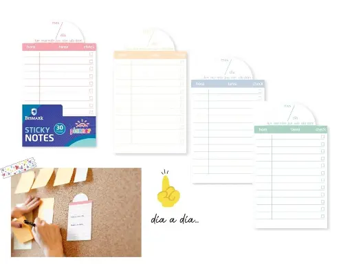 [329735] NOTAS PLANNER ADHESIVAS CHECK DIARIO DE TAREAS