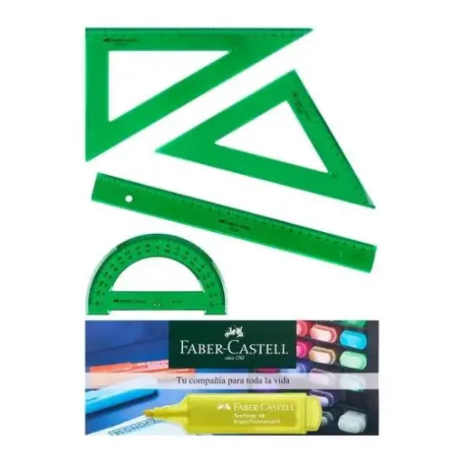 [65021] PACK REGLAS FABER CASTELL