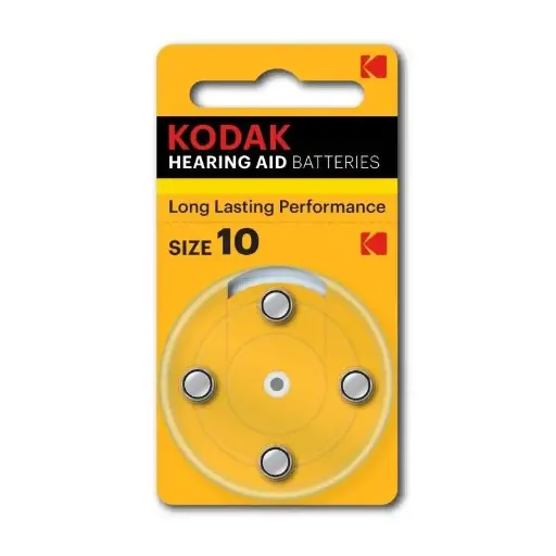 [30410404] PILAS AUDIFONO KODAK P10 / PR70 1.4V (PACK 4)