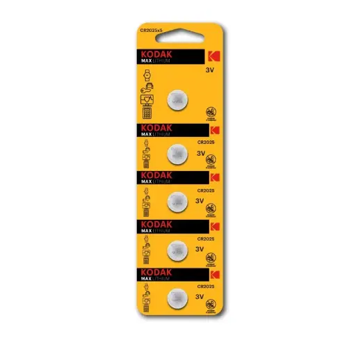 [30411562] PILAS DE LITIO KODAK MAX LITHIUM CR2025 (PACK 5) 