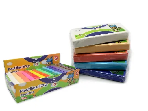 [324127] PLASTILINA BARRA 150 GRS COLORES BASICOS