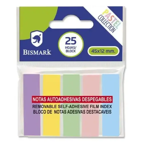 [329477] TACO ADHESIVO BISMARK 5 GUIAS PASTEL