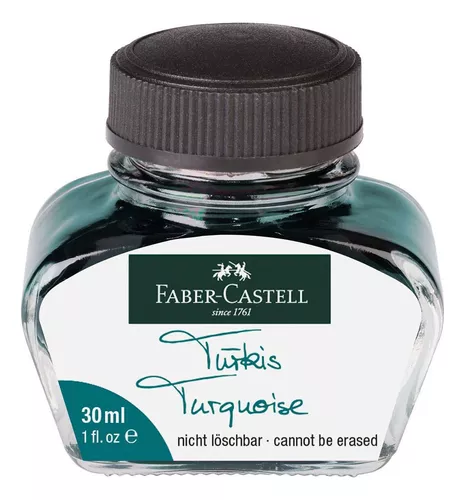 [14 98 55] TINTA TURQUESA PARA PLUMA ESTILOGRAFICA FABER CASTELL
