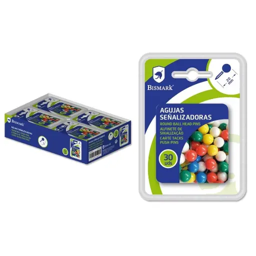 [328549] CHINCHETAS SEÑALIZADORAS 30 PCS 