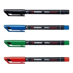 [842/4] PACK X4 ROTULADOR PERMANENTE F 0,7MM STABILO