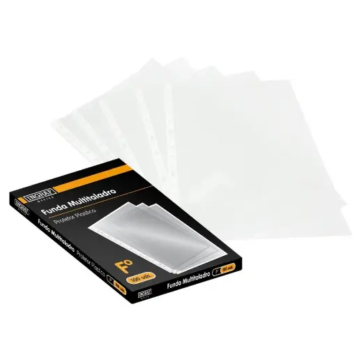 [320398] FUNDAS DE PLASTICO MULTITALADRO OFFICE CLUB