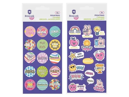 [331846] PEGATINAS PUFFY FOIL DORADO RECOMPENSAS