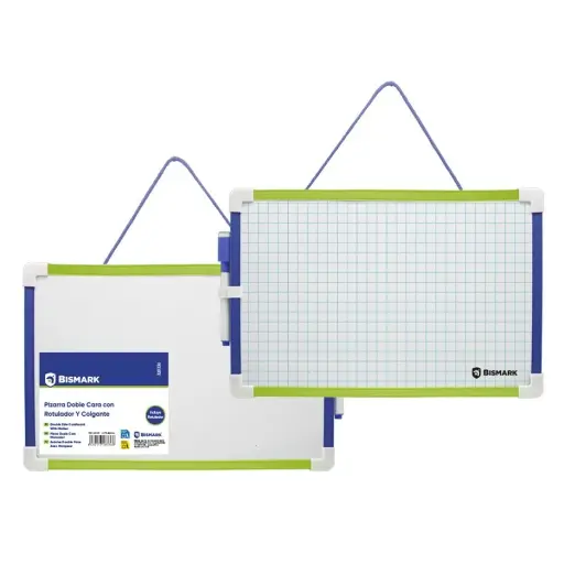 [328336]  PIZARRA DOBLE CARA C/ROTULADOR Y COLGANTE 