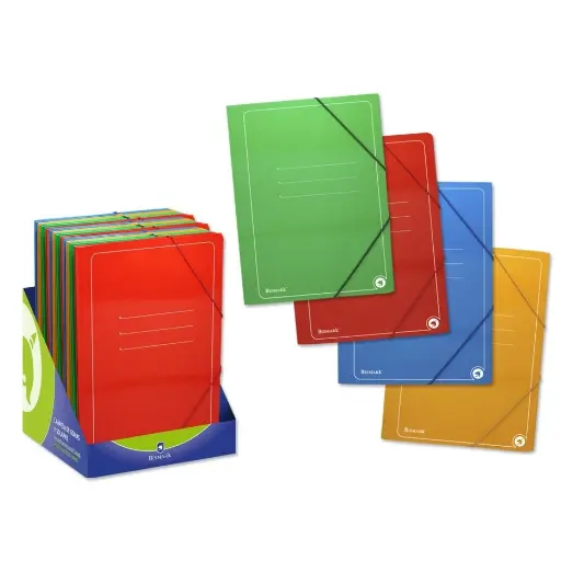 [323120] CARPETA CARTON GOMAS Y SOLAPAS VARIOS COLORES