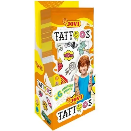 [17924TT01] TATUAJES TEMPORALES (6 DISEÑOS) SURTIDOS - JOVI -