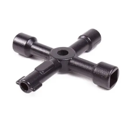 [8613/BS] LLAVE CABINA ARMARIOS CONTADOR REGISTROS 4 VIAS 