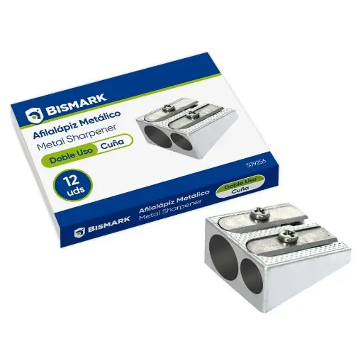 [309256] SACAPUNTAS METÁLICO 2 USUOS - BISMARK - 